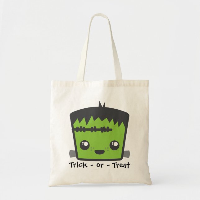 Bolso De Tela Kawaii Frankenstein Tote Bag (Frente)