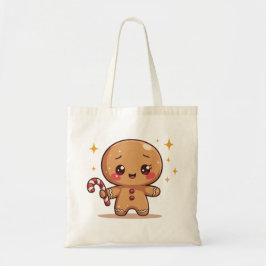 Bolso De Tela Kawaii Gingerbread Man Cute Christmas Tote Bag