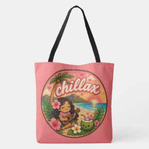 Bolso De Tela Kawaii Hawái - Cita linda