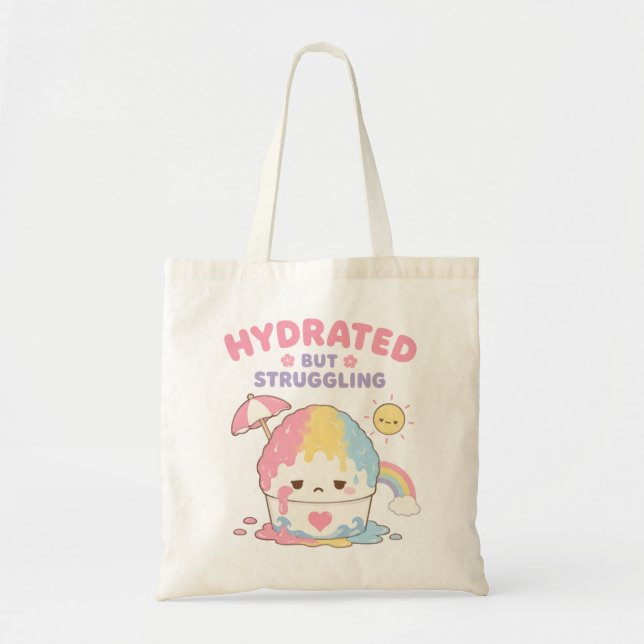 Bolso De Tela Kawaii Hawaii - Raspado (Frente)