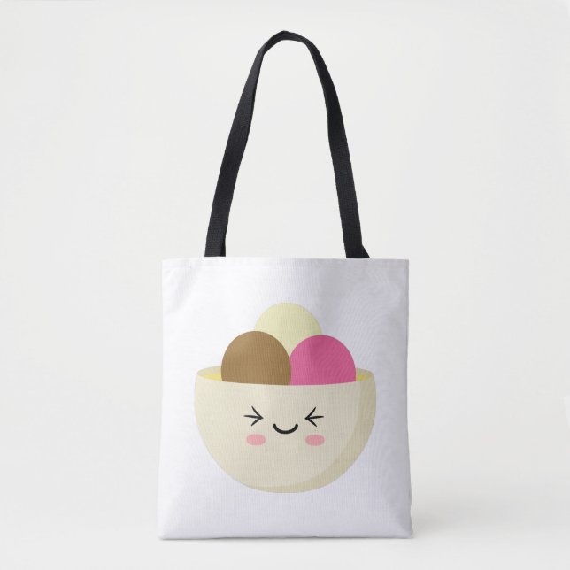 Bolso De Tela Kawaii Ice Cream (Anverso)