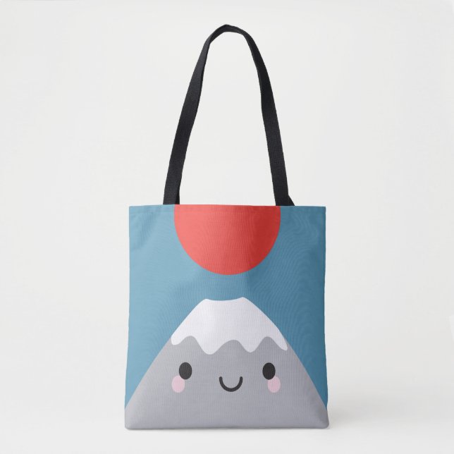 Bolso De Tela Kawaii Mt Fuji San (Anverso)