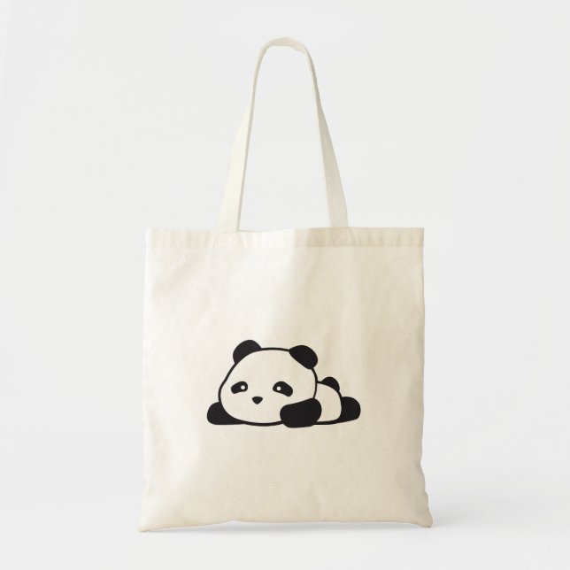 Bolso De Tela Kawaii panda (Frente)