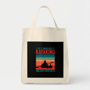 Bolso De Tela Kayaks y perros me cuentan