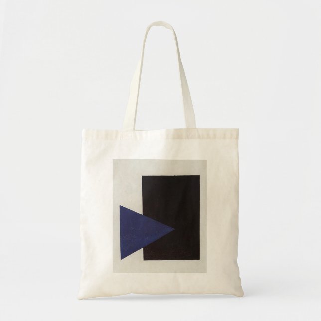 Bolso De Tela Kazimir Malevich- Suprematism con el triángulo (Frente)