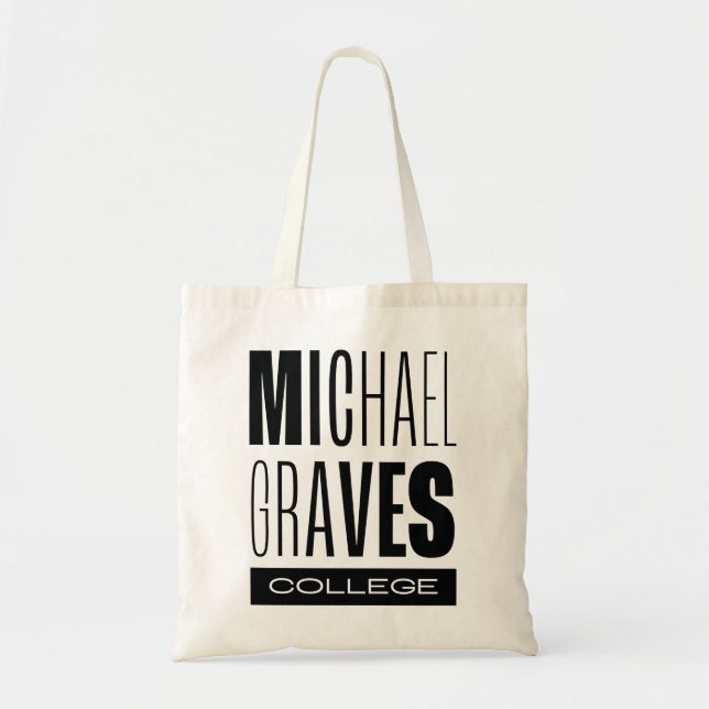 Bolso De Tela Kean MGC Michael Graves Tote Bag (Frente)