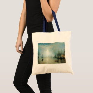 Bolso De Tela Keelmen Heaving Coals, Moonlight de Joseph Turner