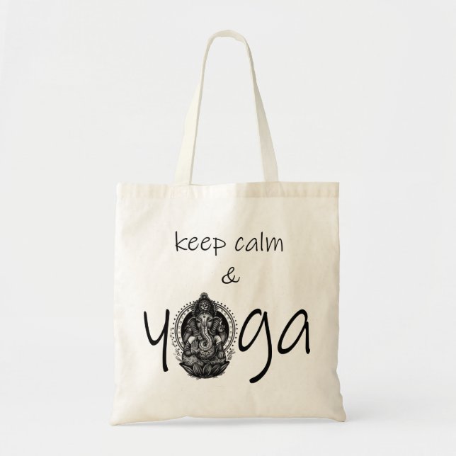 Bolso De Tela Keep Calm (Frente)