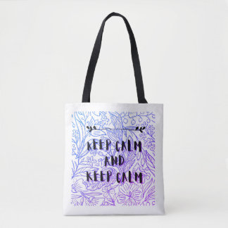Bolso De Tela Keep calm and keep calm