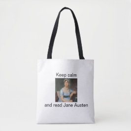 Bolso De Tela Keep calm and read Jane Austen 