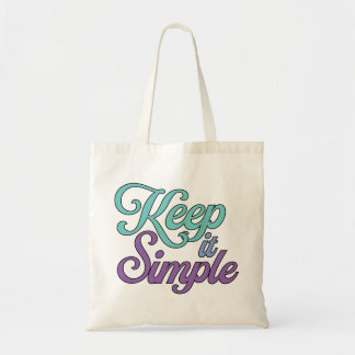 Bolso De Tela Keep It Simple Tote Bag (Purple)