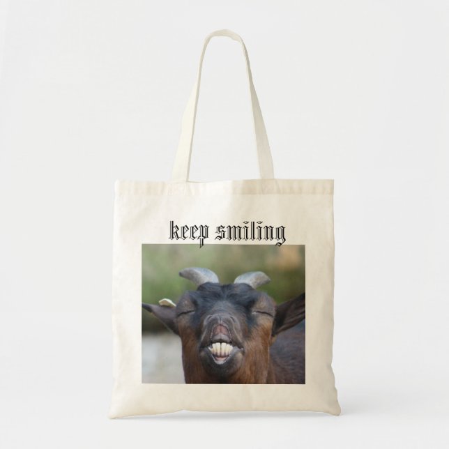Bolso De Tela keep smiling (Frente)