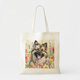 Bolso De Tela Keeshond Watercolor Tote Bag