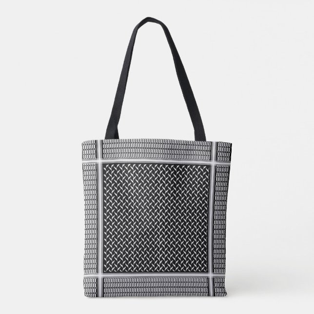Bolso De Tela Keffiyeh palestino (Reverso)