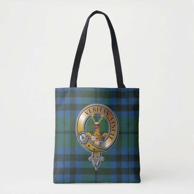 Bolso De Tela Keith Tartan & Badge (Anverso)