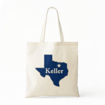 Keller, Texas Lone Star State Map Cute K Town