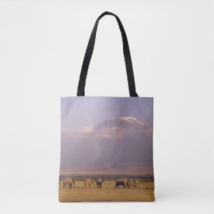 Bolso De Tela Kenia: Parque Nacional Amboseli, Elefantes