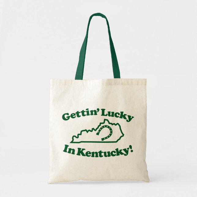 Bolso De Tela Kentucky afortunado (Frente)