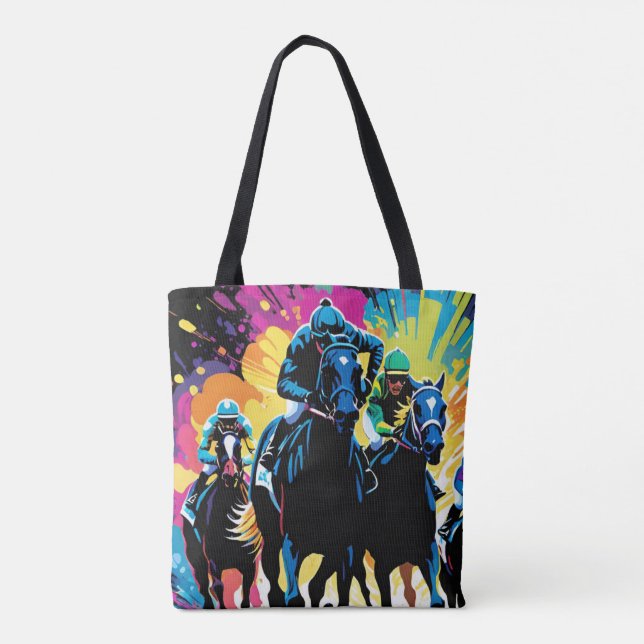 Bolso De Tela Kentucky Derby Thrill (Reverso)