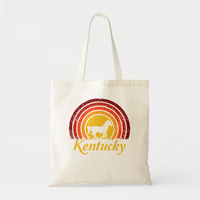 Bolso De Tela Kentucky Horse Farm Riding Carreras Derb (Frente)