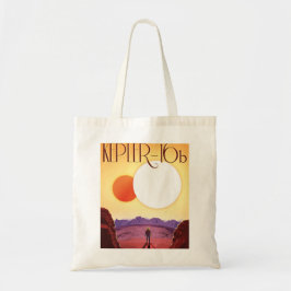 Bolso De Tela Kepler-16b: Binary Solar Sunset Fine Art Space