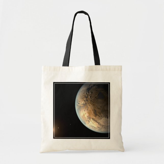 Bolso De Tela Kepler-186f Orbitando Una Estrella Distante. (Frente)