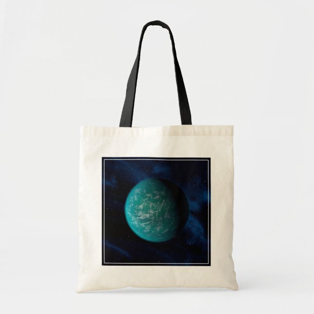 Bolso De Tela Kepler 22b, un planeta extrasolar. (Frente)