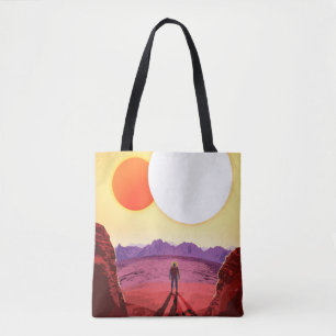 Bolso De Tela Kepler Space Travel Destination Planet Adventure