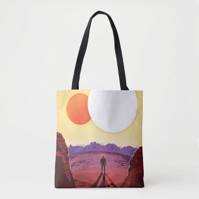 Bolso De Tela Kepler Space Travel Destination Planet Adventure (Anverso)