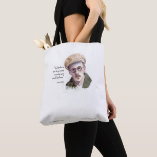 Bolso De Tela Kerr/London James Joyce & "Dios habló" cita