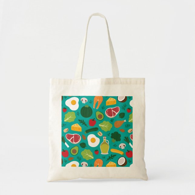 Bolso De Tela Keto Tote Bag (Frente)