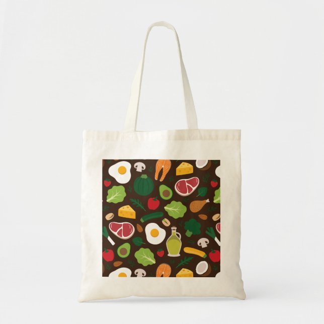 Bolso De Tela Keto Tote Bag (Frente)