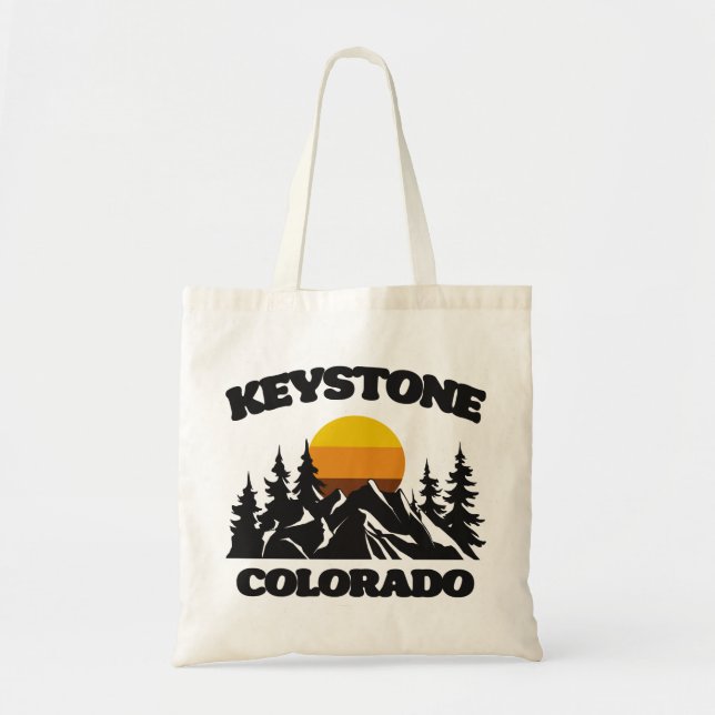 Bolso De Tela Keystone, Colorado (Frente)