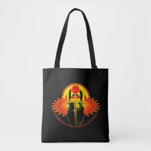 Bolso De Tela Kherpi Dios del Sol Naciente, escarabajo escarabaj