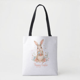 Bolso De Tela Kids Bunny Easter Egg Hunt Tote Bag.
