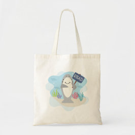 Bolso De Tela Kids Shark Book Tote Bag