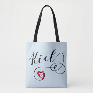 Bolso De Tela Kiel Heart Grocery Bag, Alemania