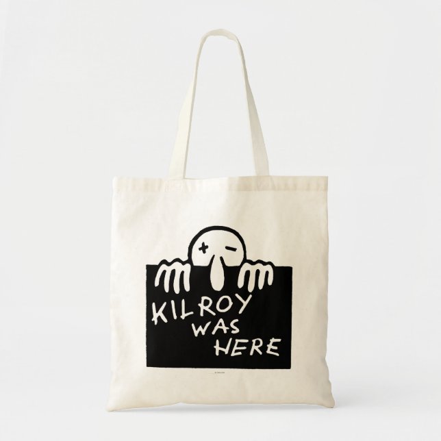 Bolso De Tela Kilroy estaba aquí (Frente)