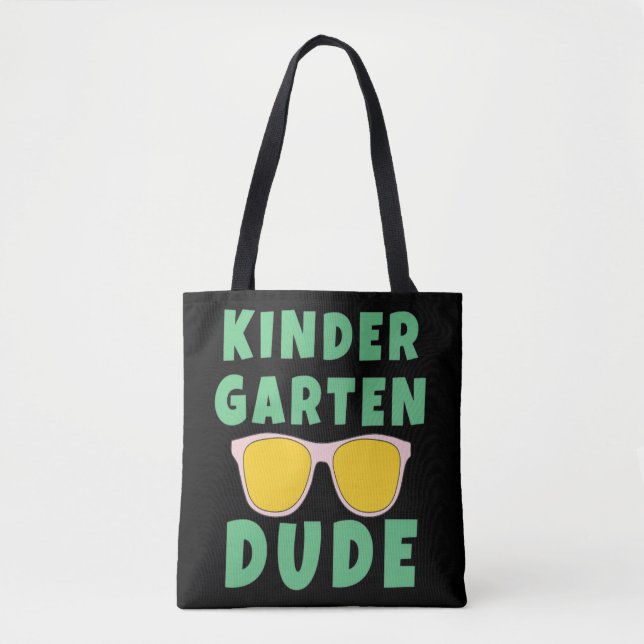 BOLSO DE TELA KINDERGARTEN DUDE (Anverso)
