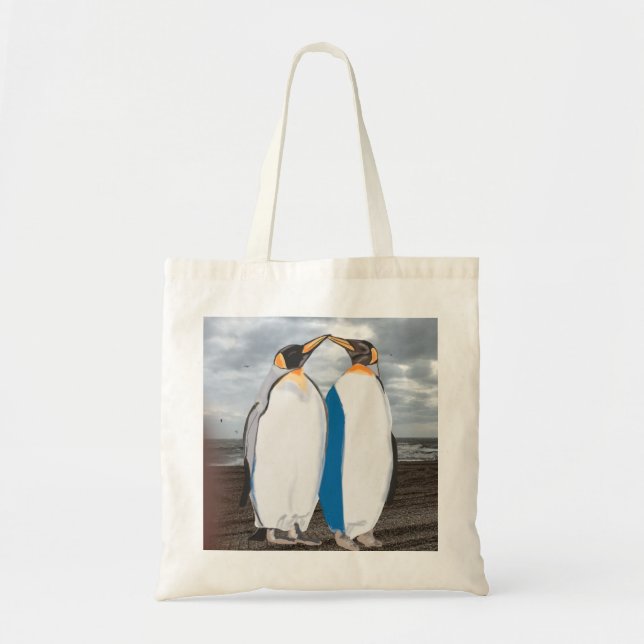 Bolso De Tela King Penguins 2 (Frente)