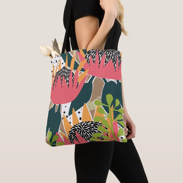 Bolso De Tela King Protea I (Detalle)