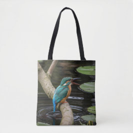 Bolso De Tela Kingfisher Bird