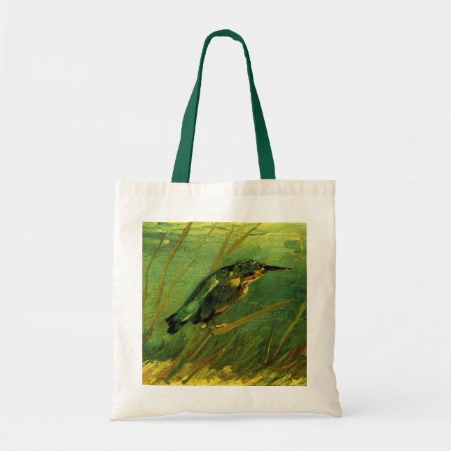 Bolso De Tela Kingfisher por Vincent van Gogh (Frente)