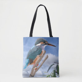 Bolso De Tela Kingfisher y Willow Tote Bag