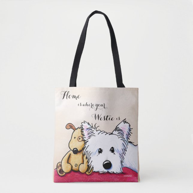 Bolso De Tela KiniArt Ditto y Pudge (Anverso)