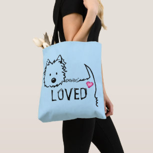 Bolso De Tela KiniArt Westie AMED