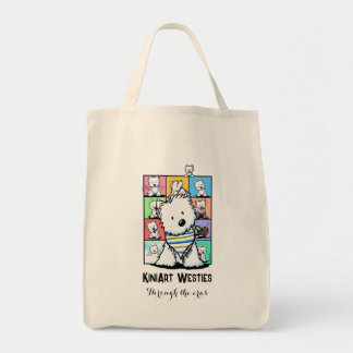 Bolso De Tela KiniArt Westies Eras