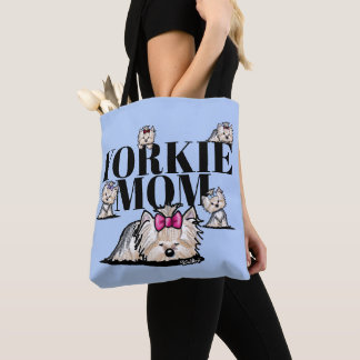 Bolso De Tela KiniArt Yorkie Mom