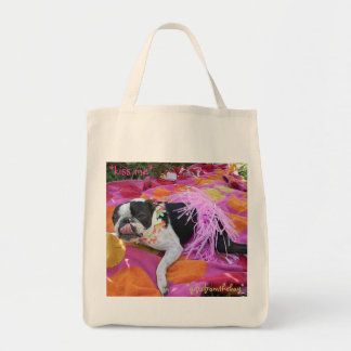 Bolso De Tela *kiss yo tote amistoso del ultramarinos de la