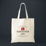 Bolso De Tela Kit de resaca para la fiesta de la soltera<br><div class="desc">Kit de resaca de la fiesta de la soltera Favor Tote Bag | kit de supervivencia</div>